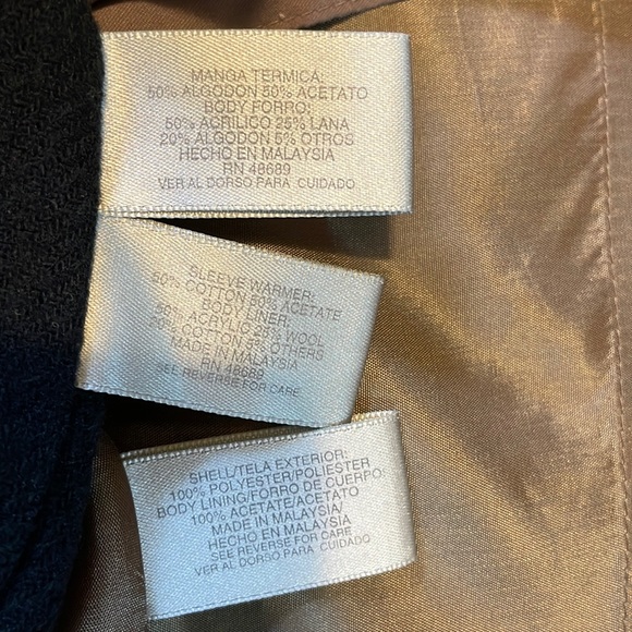 Vintage Jacqueline Ferrar Trench Coat with Wool Blend Button Out Liner - Taupe - Picture 12 of 16